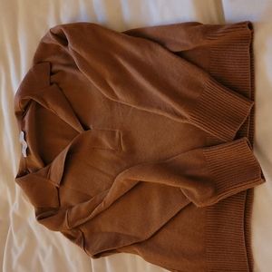 Everlane knit polo long sleeve  small